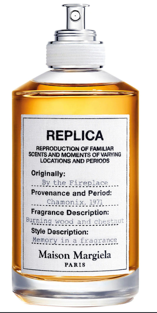 replica by the fire place sample